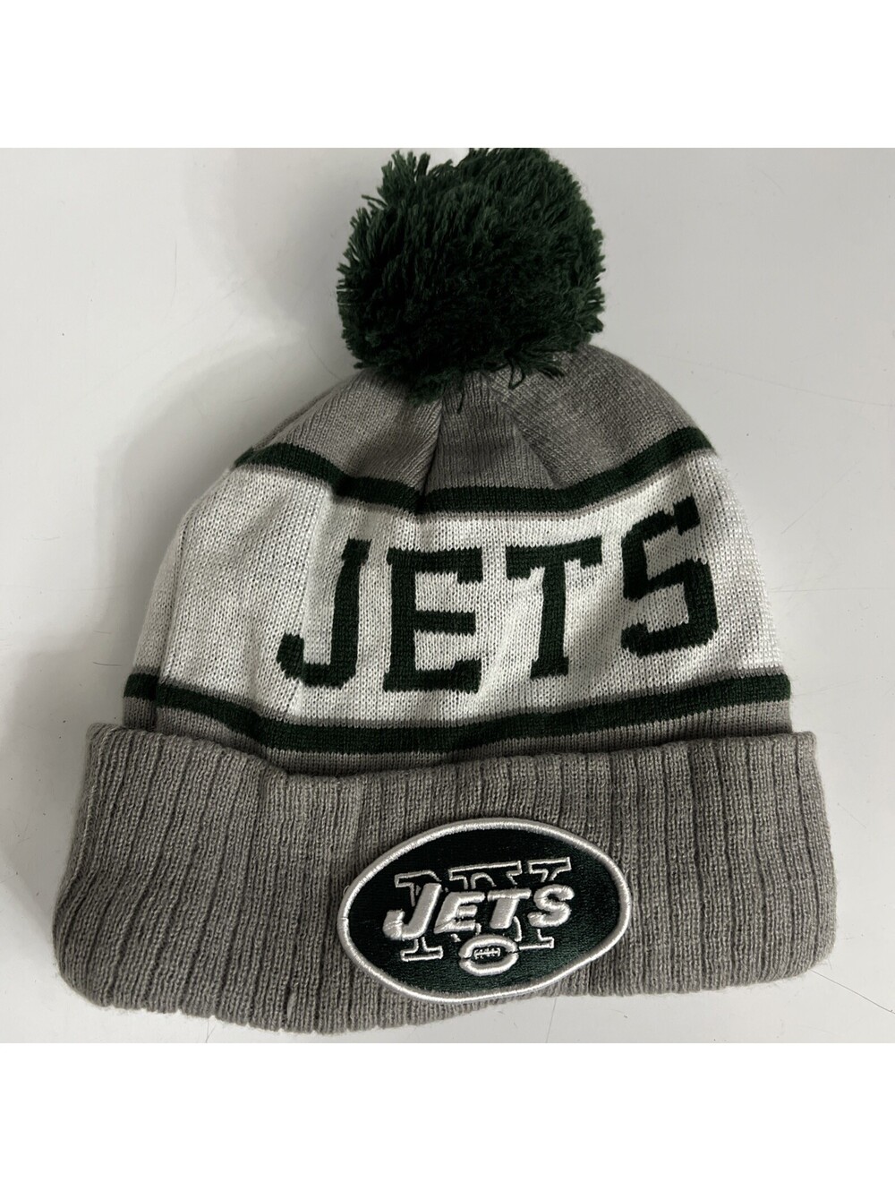 Authentic New Era New York Jets On Field Sport Knit Beanie Cold Weather Hat